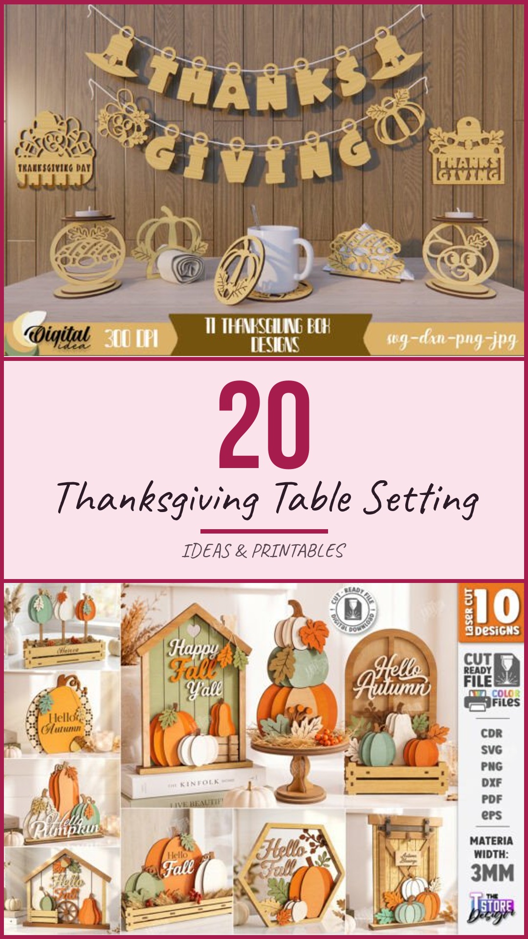 20 Thanksgiving Table Setting